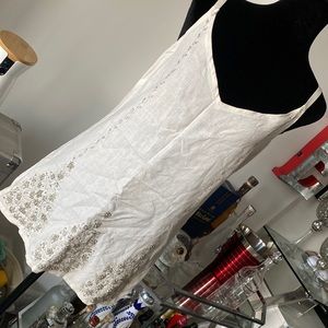 Ascension embellished linen top